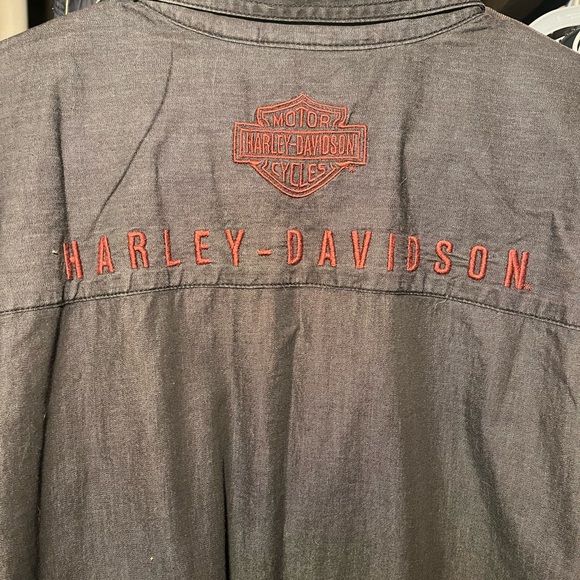 Harley Davidson Short Sleeve Button Up - Picture 7 of 7
